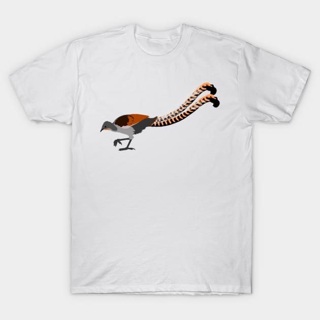 Superb Lyrebird T-Shirt by stargatedalek